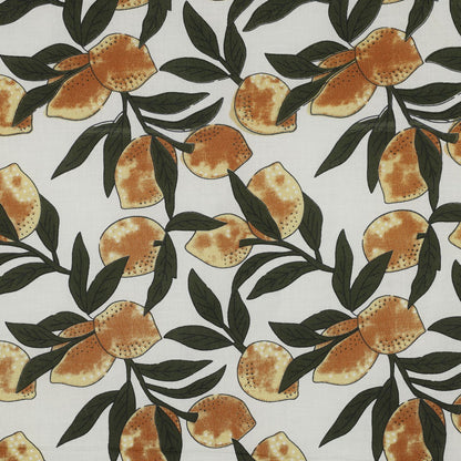HANDCRAFTED BLOCK-PRINTED COTTON LEMONS