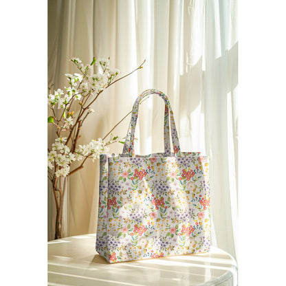 CANVAS LINEN LOOK DIGITAL FLOWERS