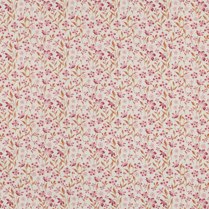 FINE POPLIN FLOWERS - PINK