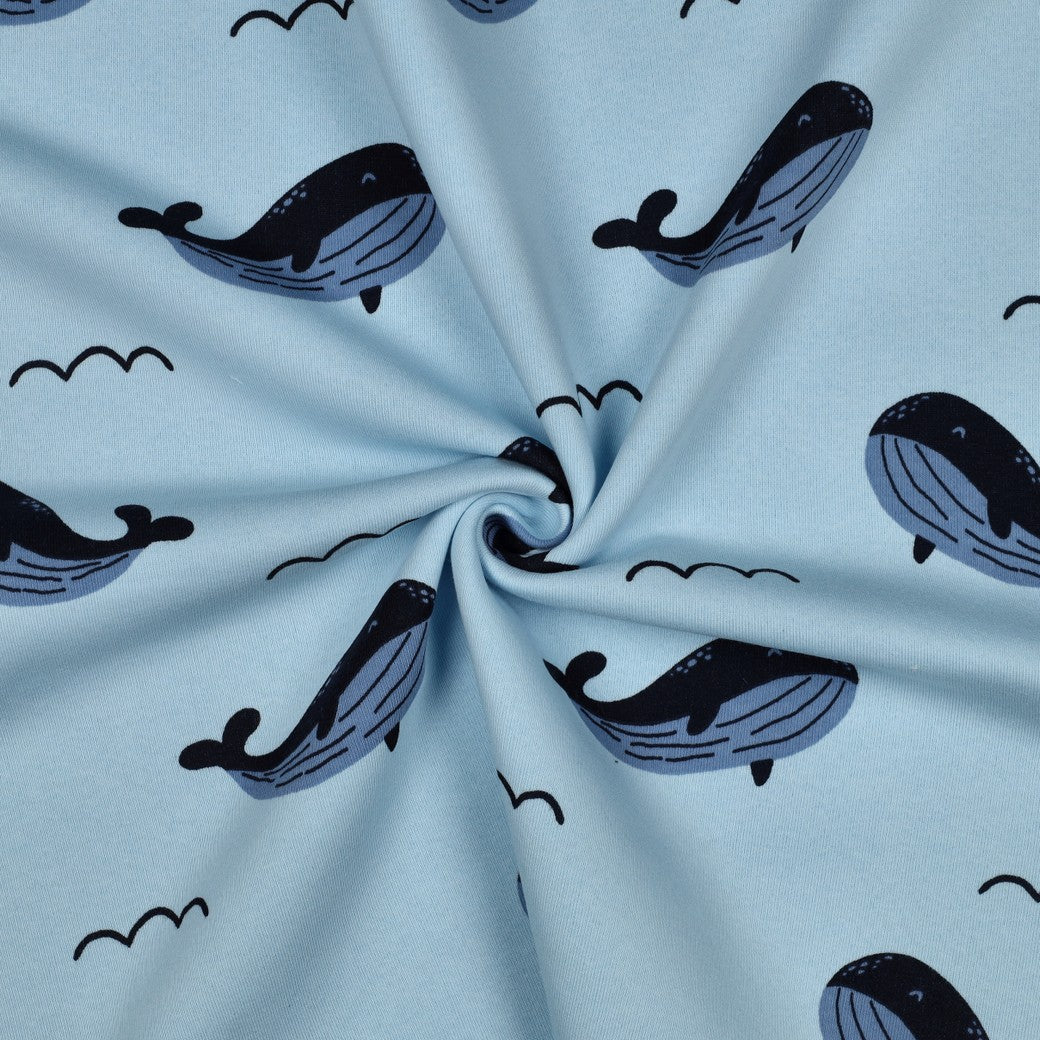 JOGGING WHALES - BLUE