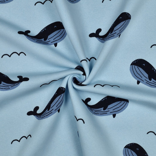 JOGGING WHALES - BLUE