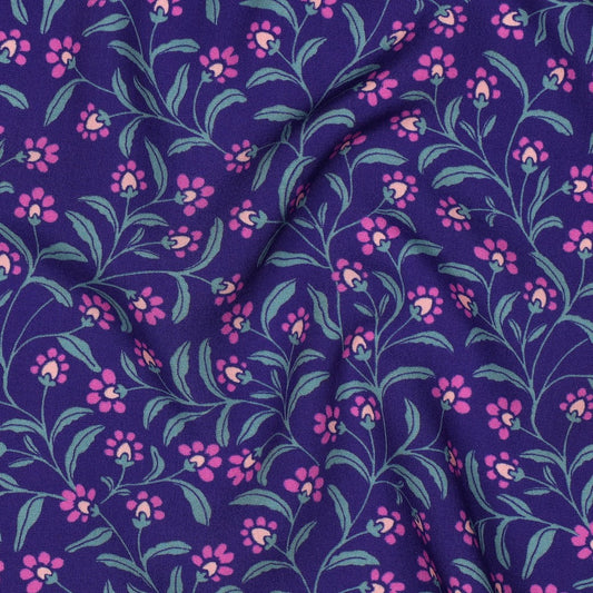 VISCOSE RADIANCE FLOWERS - BLUE