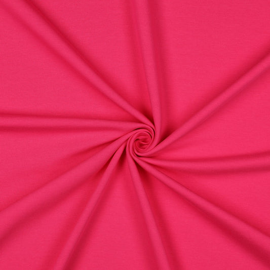 FRENCH TERRY GOTS - FUCHSIA
