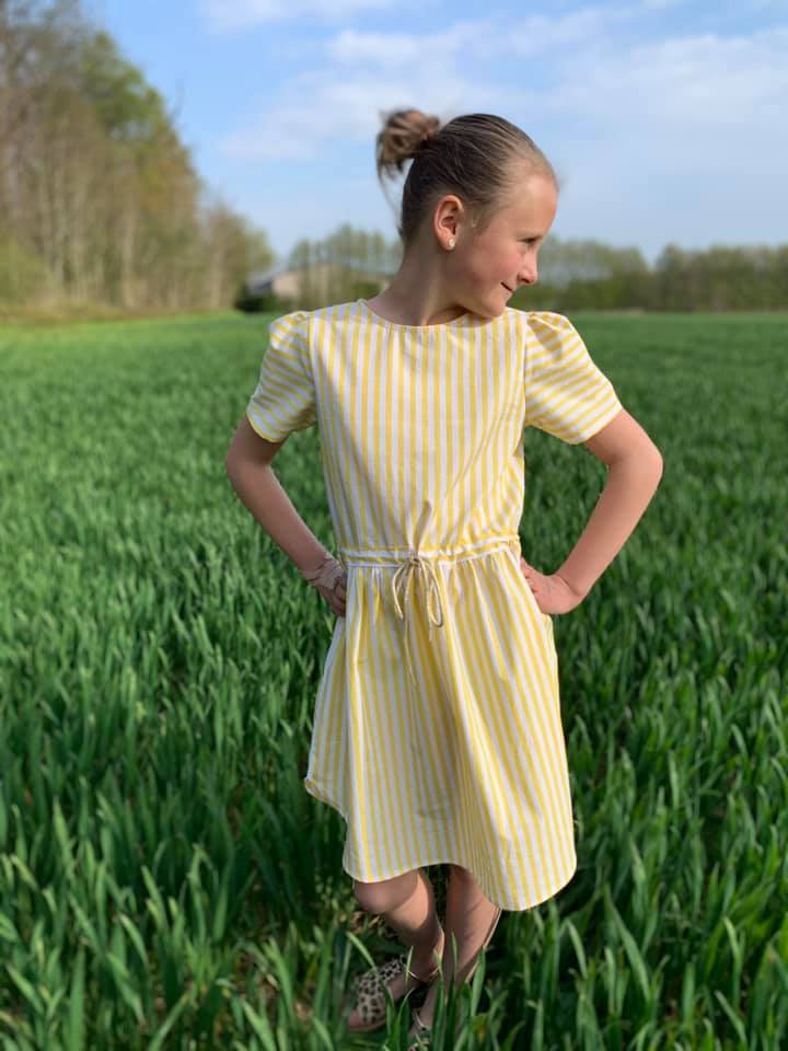 Bel'Etoile - Lotus jurk kids (papieren naaipatroon)