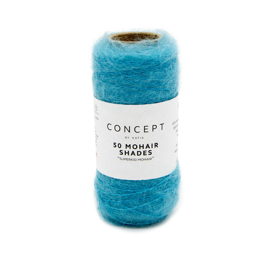 50 MOHAIR SHADES Turquoise 26