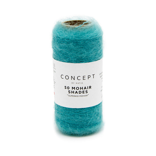 50 MOHAIR SHADES Water blauw 27