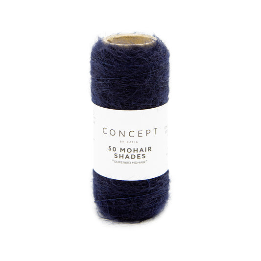50 MOHAIR SHADES Nacht blauw 35