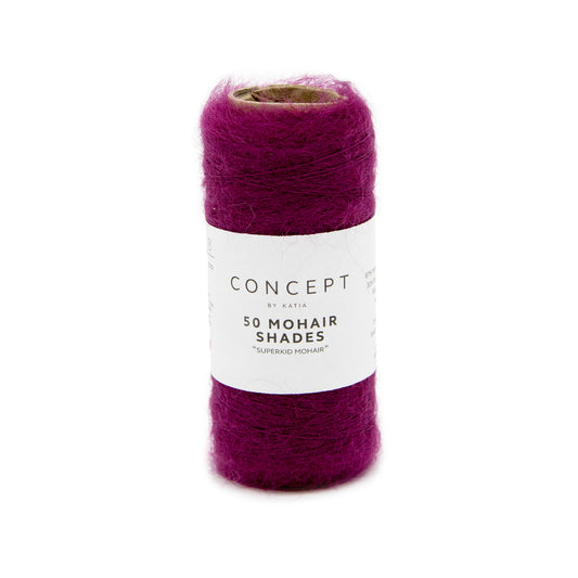 50 MOHAIR SHADES Parelachtig paars 39