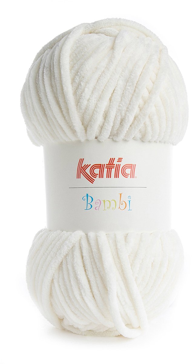 Katia Bambi - 305 ecru - Chenille Garen