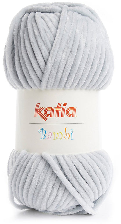Katia Bambi - 325 parelgrijs - Chenille Garen