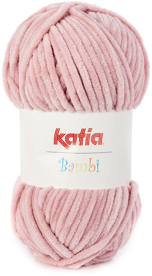 Katia Bambi - 326 oudroze - Chenille Garen