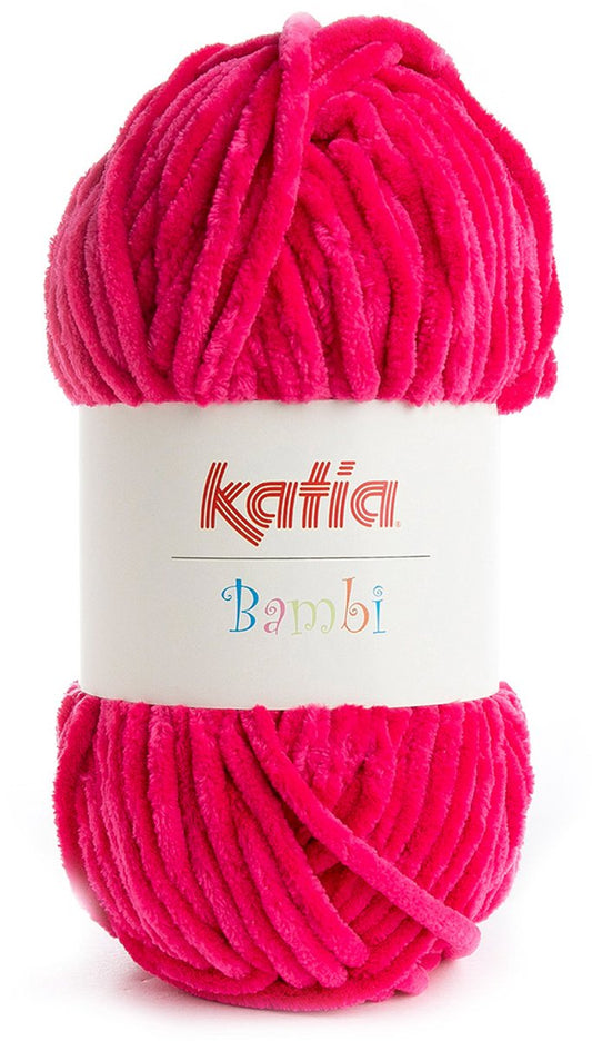 Katia Bambi - 311 fuchsia - Chenille Garen