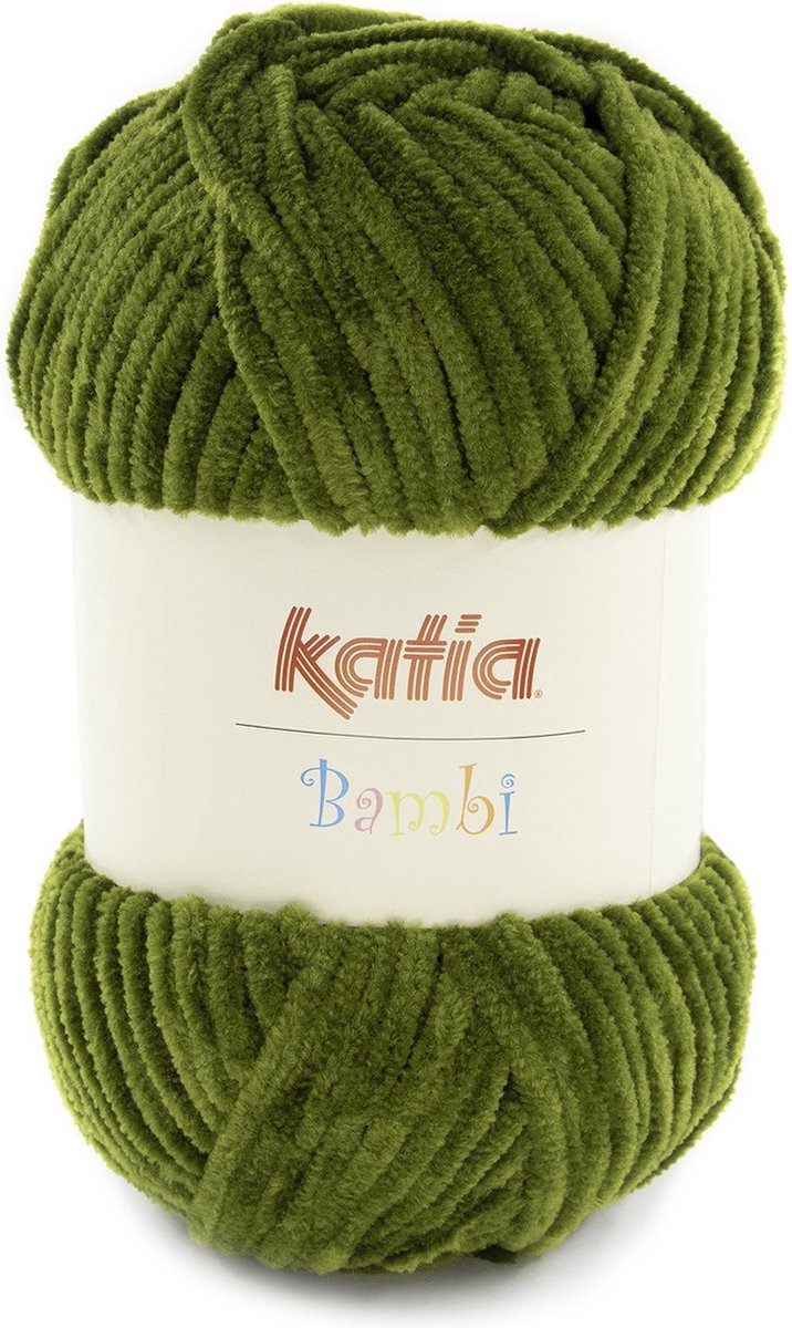 Katia Bambi - 331 bosgroen - Chenille Garen