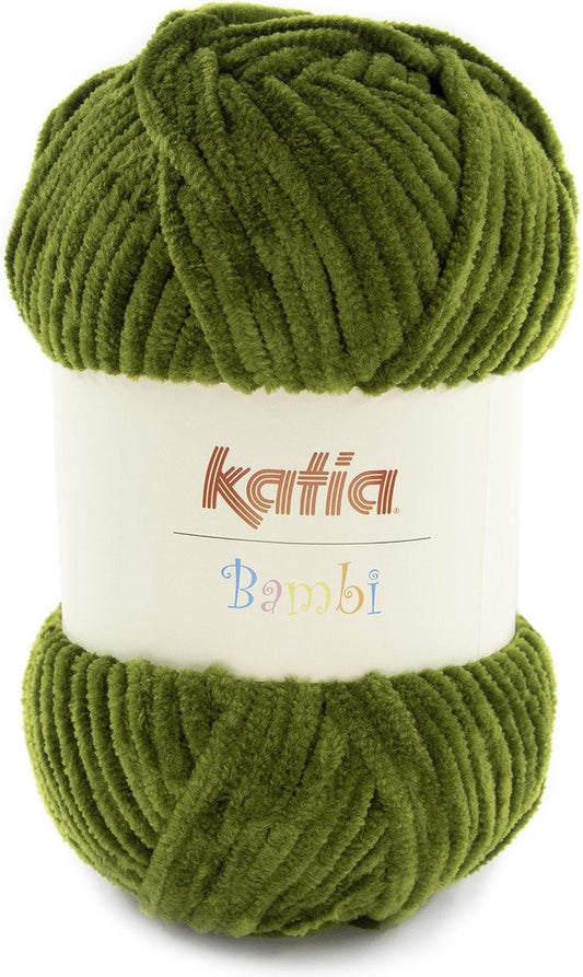 Katia Bambi - 331 bosgroen - Chenille Garen