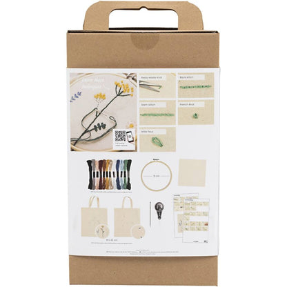 Starter Hobbyset Borduurwerk - Bloemen