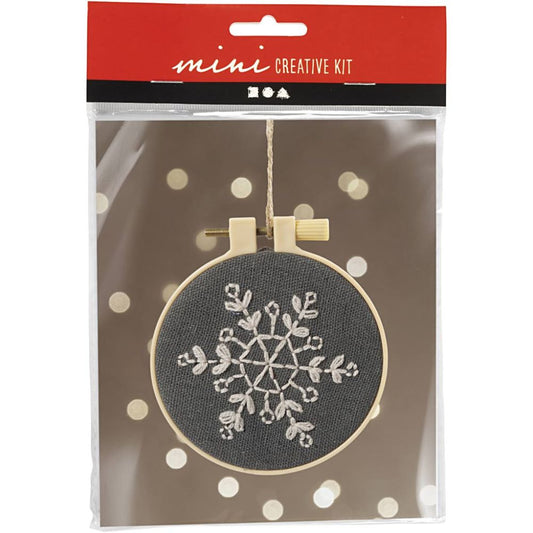 Mini Hobbyset Borduurwerk - Sneeuwvlok