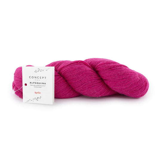 Katia Alpaquina Fluorescerend Roze kleur - 501