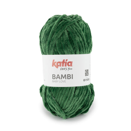 Katia Bambi - 345 kerstgroen - Chenille Garen