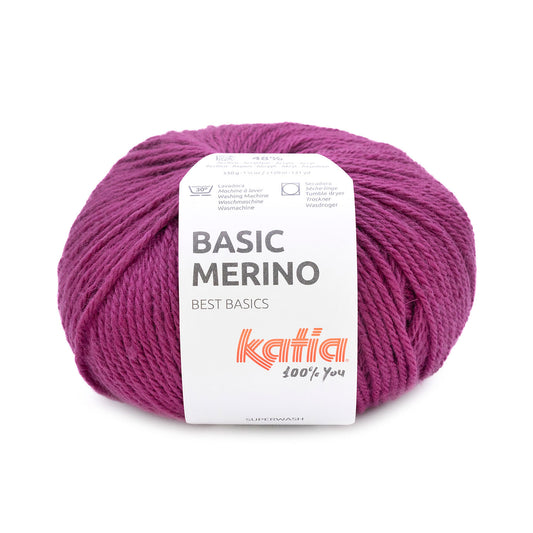 Katia Basic Merino Magenta kleur - 102