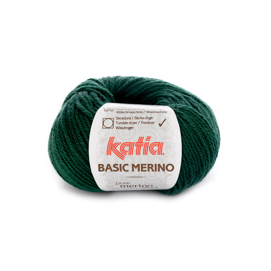 Katia Basic Merino Zeer donker groen kleur - 15