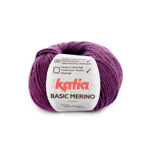 Katia Basic Merino Parelachtig paarskleur - 28