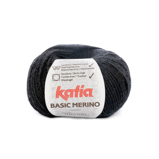 Katia Basic Merino Zwart kleur - 2