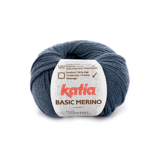 Katia Basic Merino Grijsachtig blauw kleur - 32