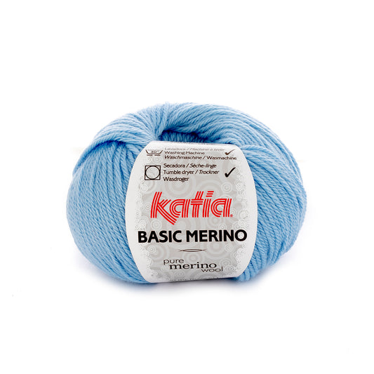 Katia Basic Merino Hemels blauw kleur - 34