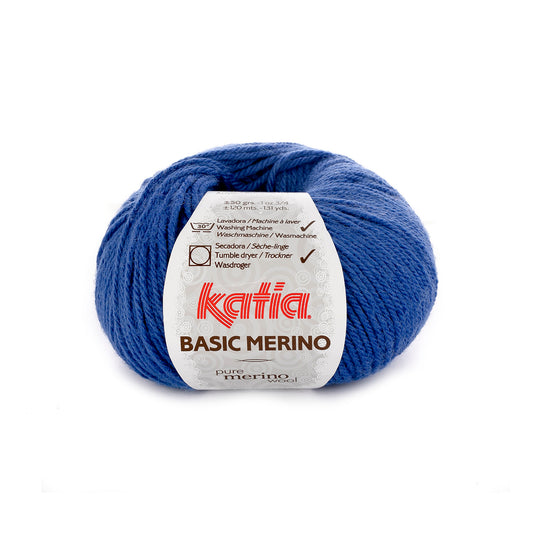 Katia Basic Merino Blauw kleur - 45