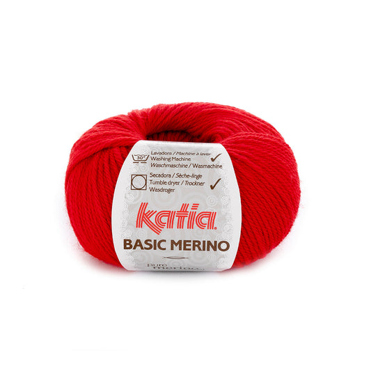 Katia Basic Merino Rood kleur - 4