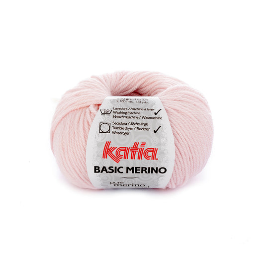 Katia Basic Merino Lichtroze kleur - 62