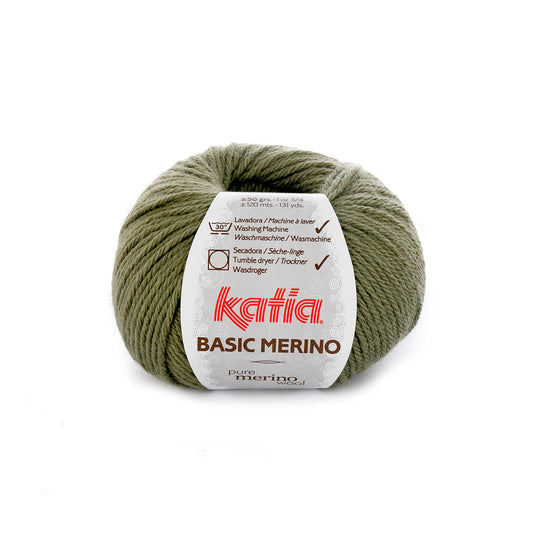 Katia Basic Merino Kaki kleur - 70