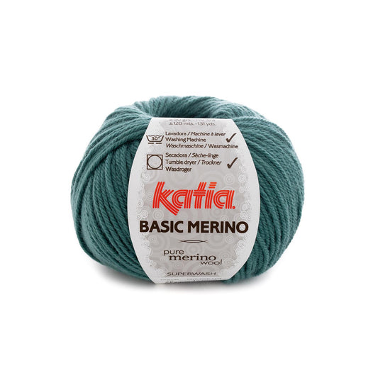 Katia Basic Merino Smaragd groen kleur - 78