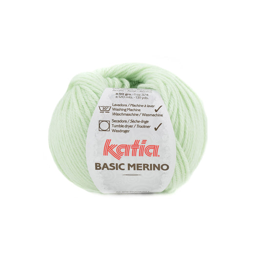 Katia Basic Merino Zeer licht groen kleur - 85