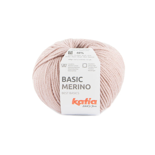 Katia Basic Merino Parelachtig roze kleur - 91