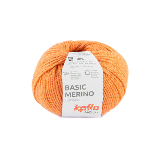 Katia Basic Merino Licht oranje kleur - 92
