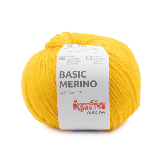 Katia Basic Merino Verkeersgeel kleur - 96