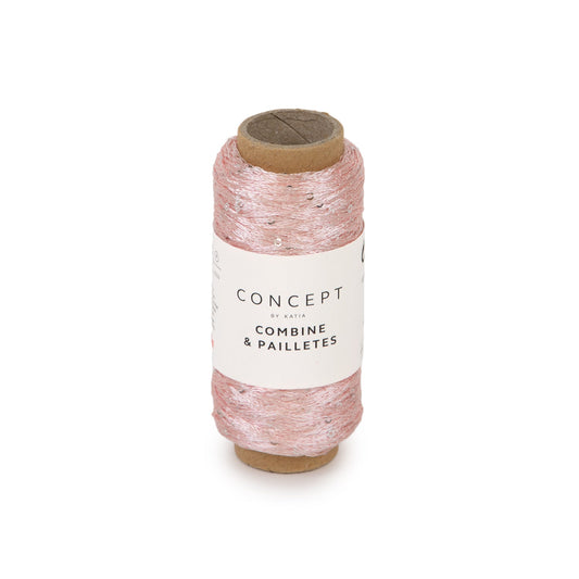 Katia Concept Combine & Pailletes Rose (50)