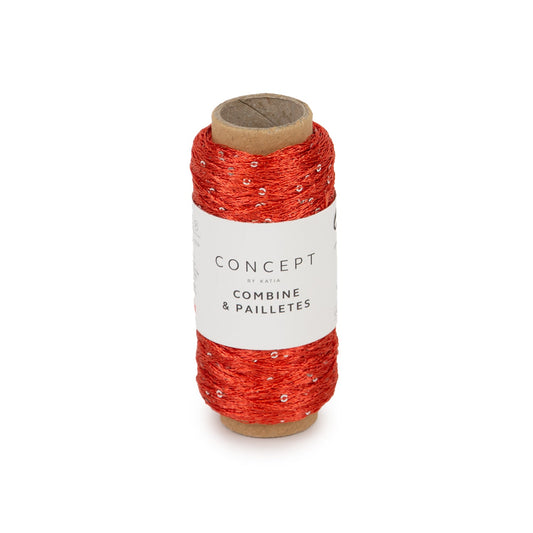 Katia Concept Combine & Pailletes Rust Brown (60)