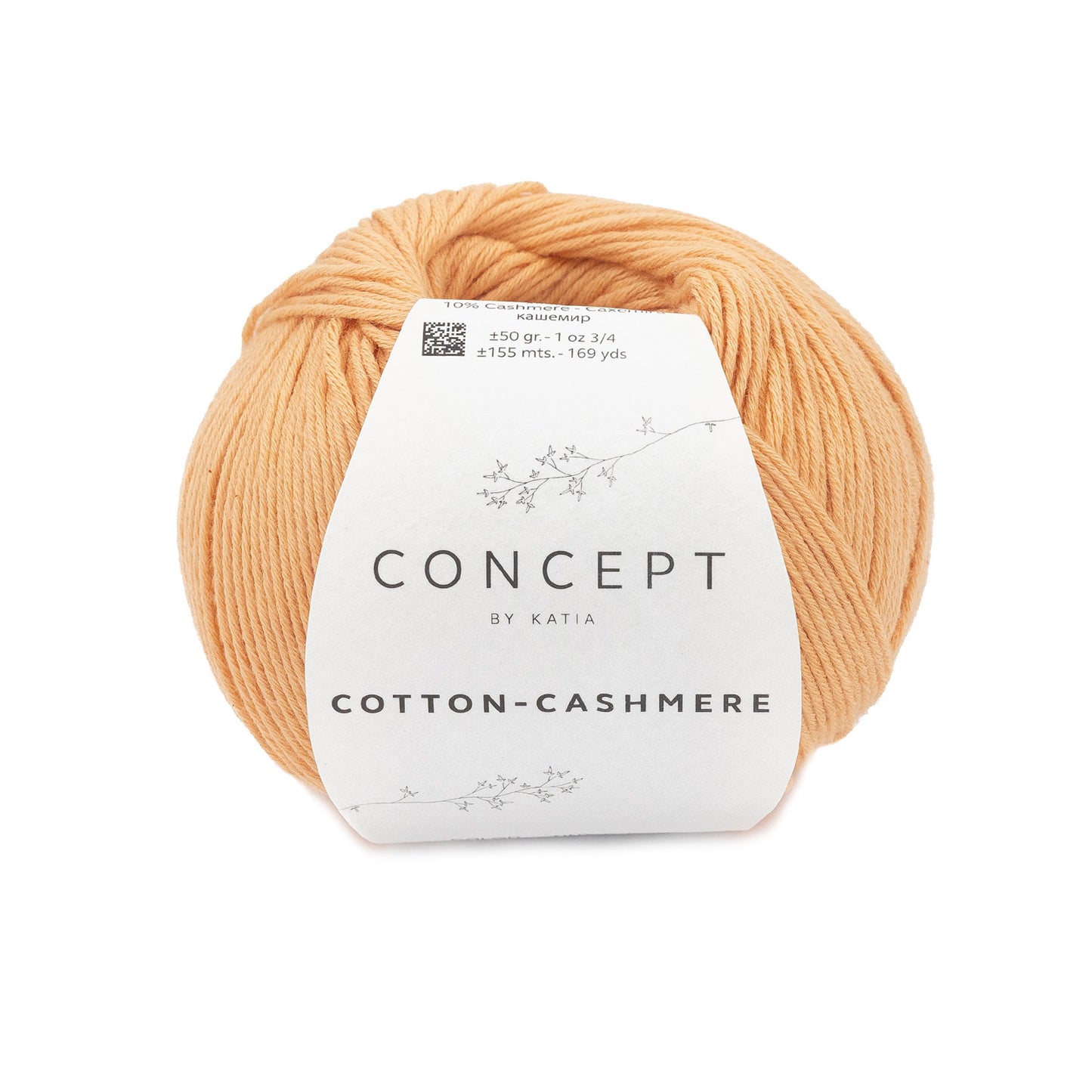 COTTON CASHMERE Licht oranje 82