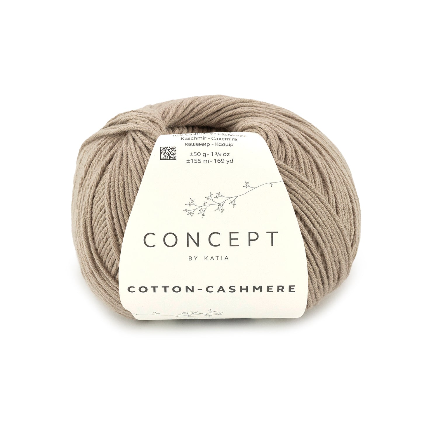 COTTON CASHMERE Grijs beige 91