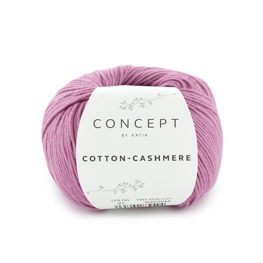 COTTON CASHMERE Kauwgom roze 97