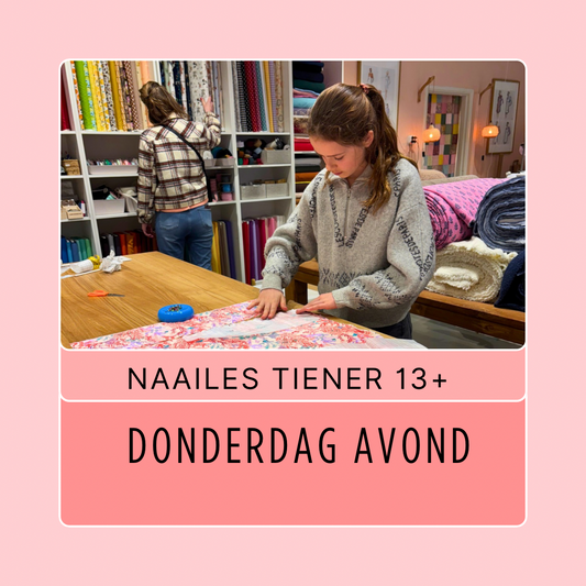 Naailes tieners 13+ donderdag avond