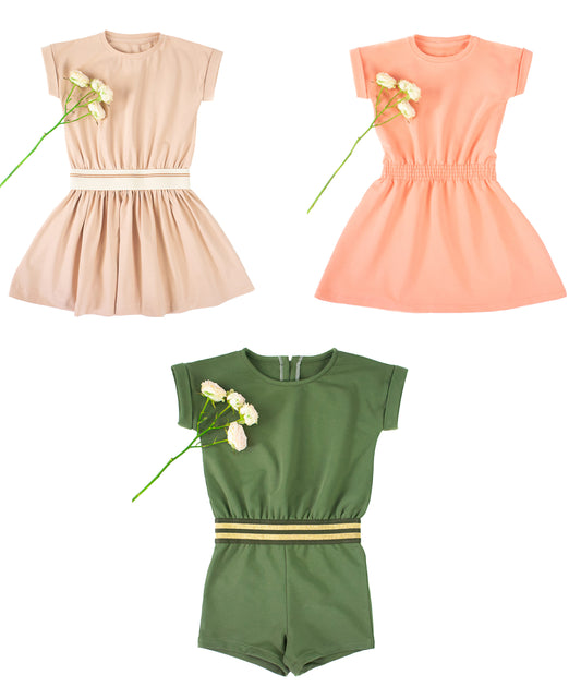 Bel'Etoile - Lux jurk en jumpsuit kids (papieren naaipatroon)