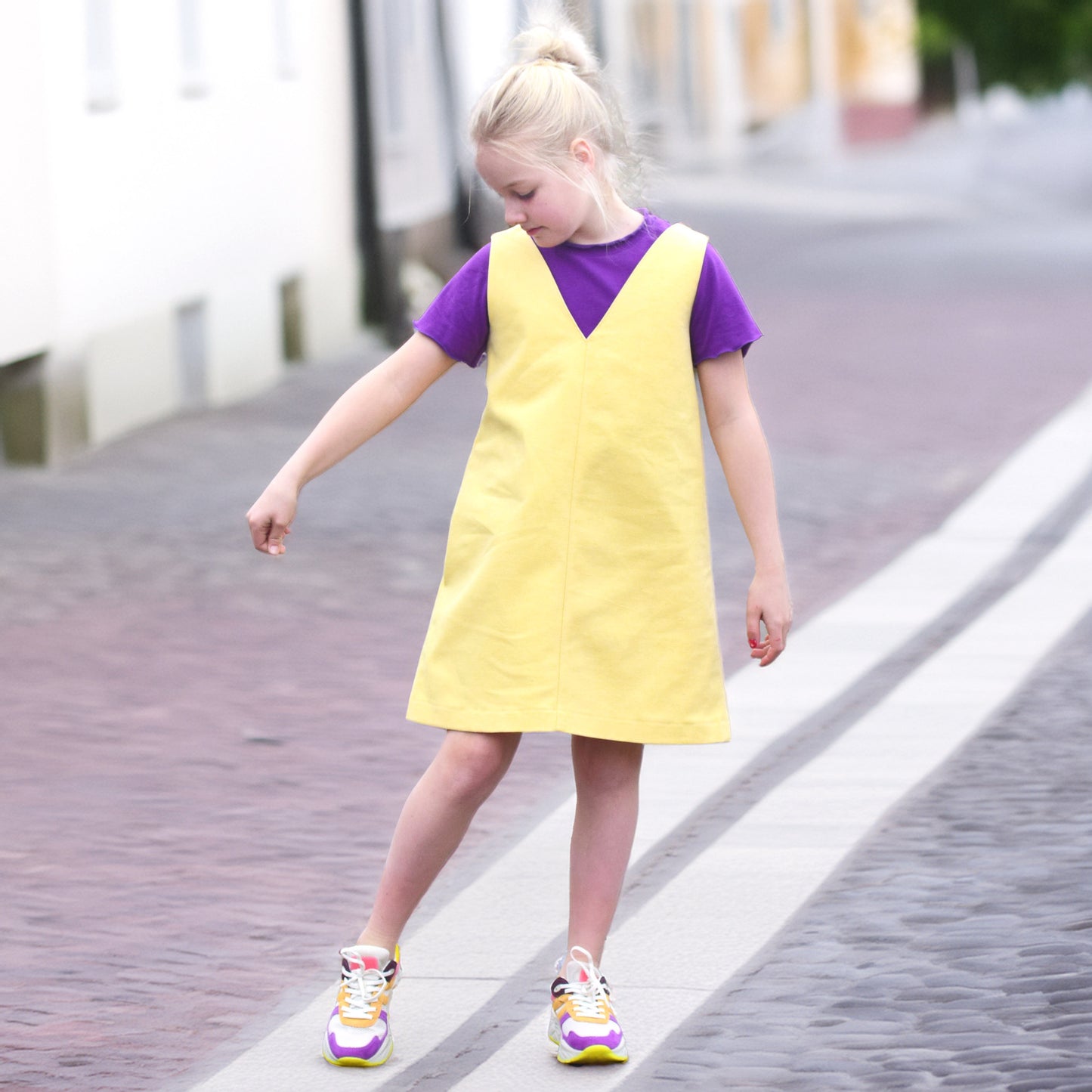 Bel'Etoile - Irene jurk/overgooier voor kids (papieren naaipatroon)
