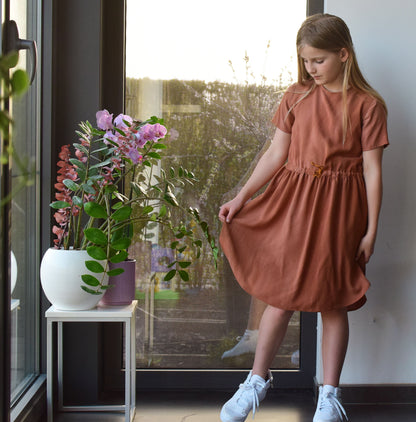 Bel'Etoile - Lotus jurk kids (papieren naaipatroon)