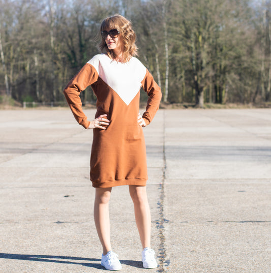 Bel’Etoile - Isa sweater, jurk en top voor dames en tieners (papieren naaipatroon)