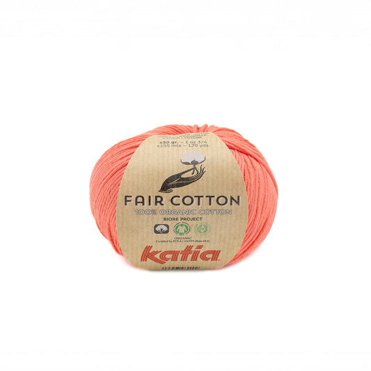 FAIR COTTON Zalm oranje 44