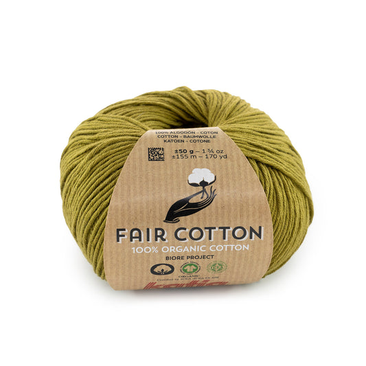 FAIR COTTON Militair groen 60