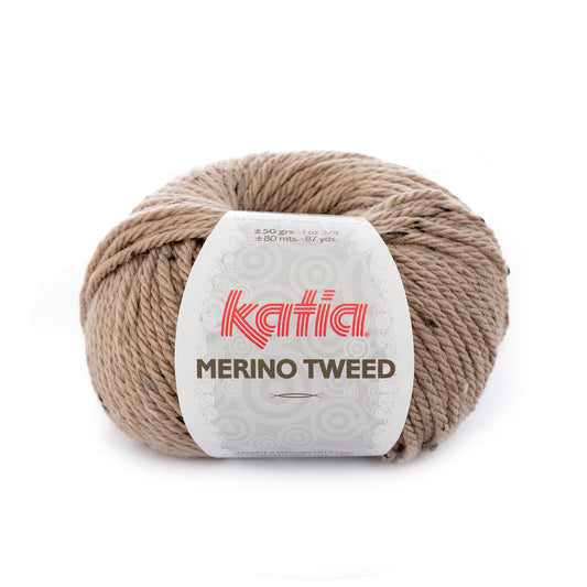 Katia Merino Tweed  Beige kleur - 301